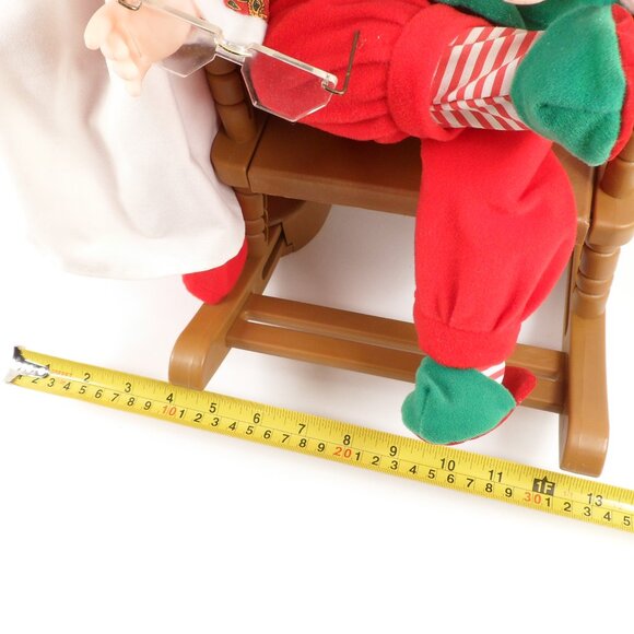 Vintage 90s Animatronic Musical Santa Mrs Claus Kiss Christmas Love Animated Big - Picture 6 of 17